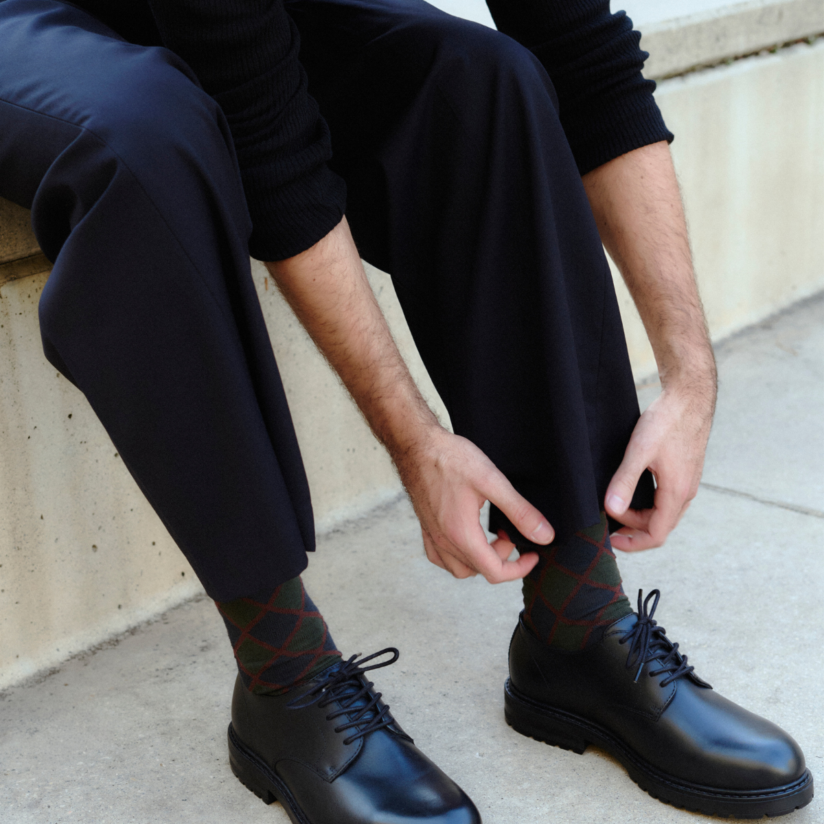 Calcetines Rombus Print