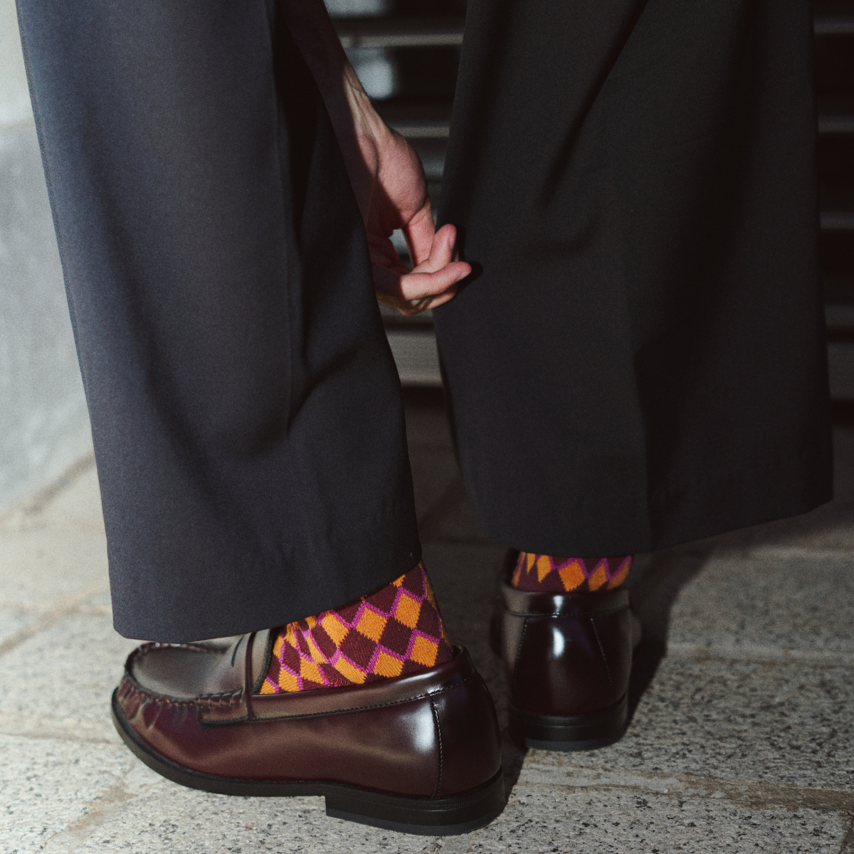 Calcetines Mosaics Burdeos