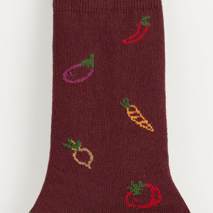 Calcetines Variety burdeos