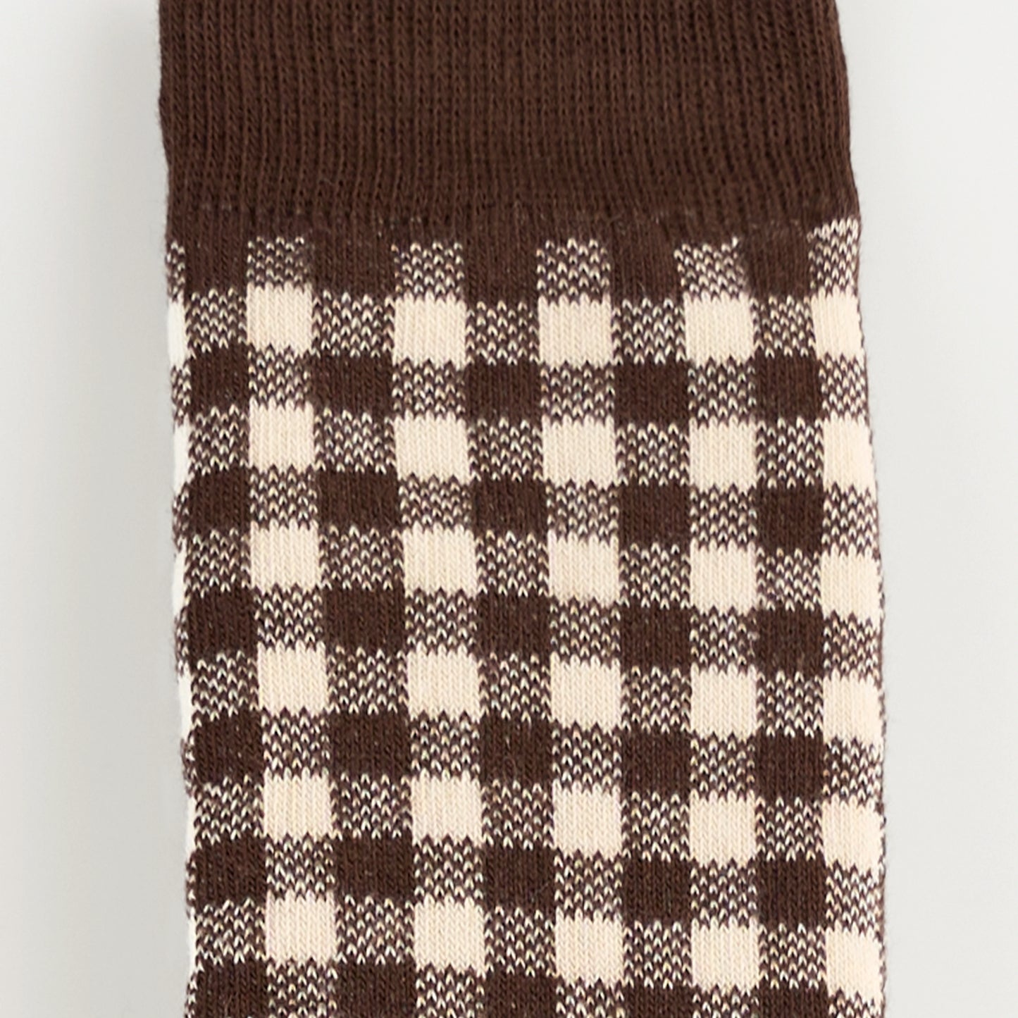 Calcetines Vichy Marrón