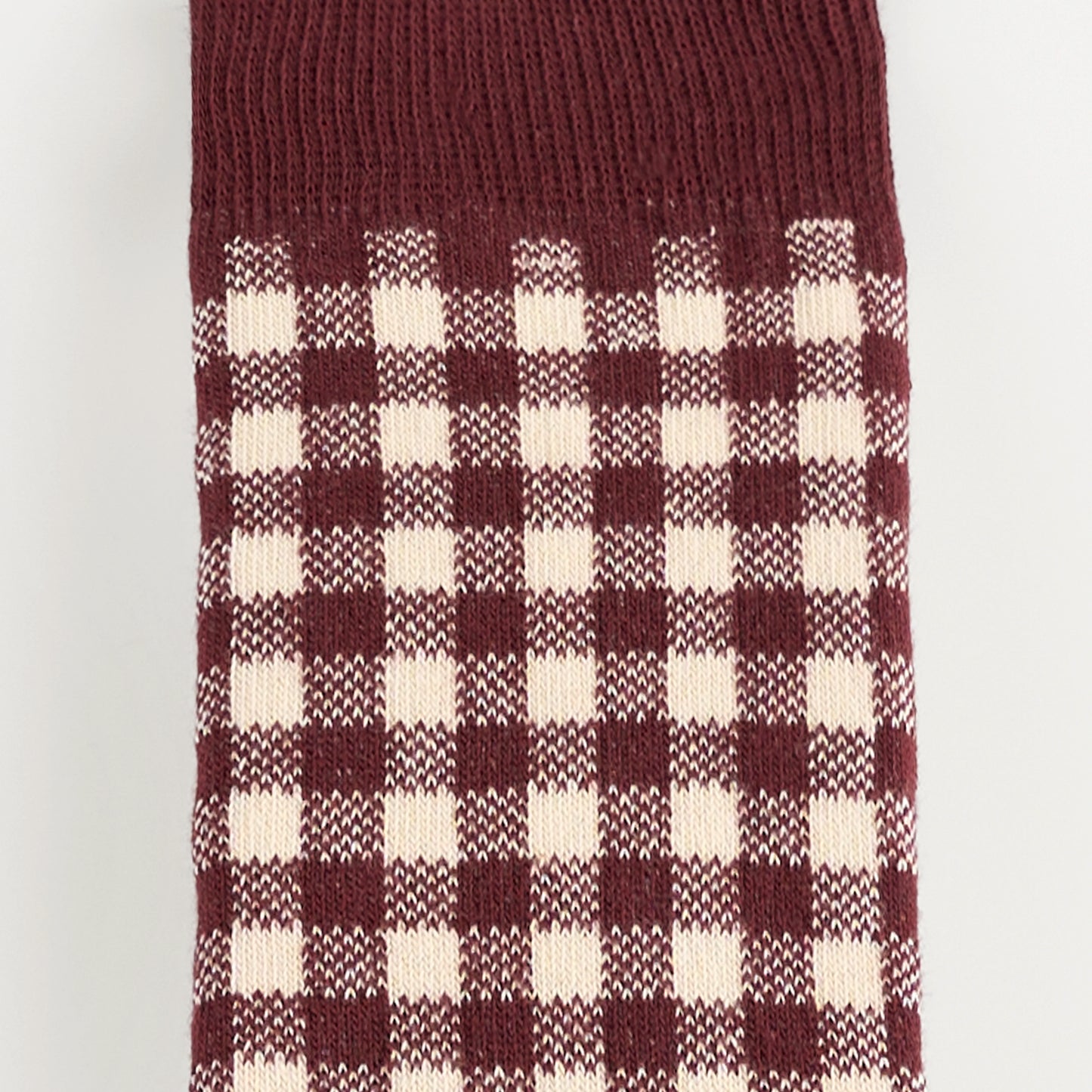Calcetines Vichy Burdeos