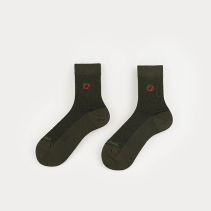 Calcetines con canalé Tomato