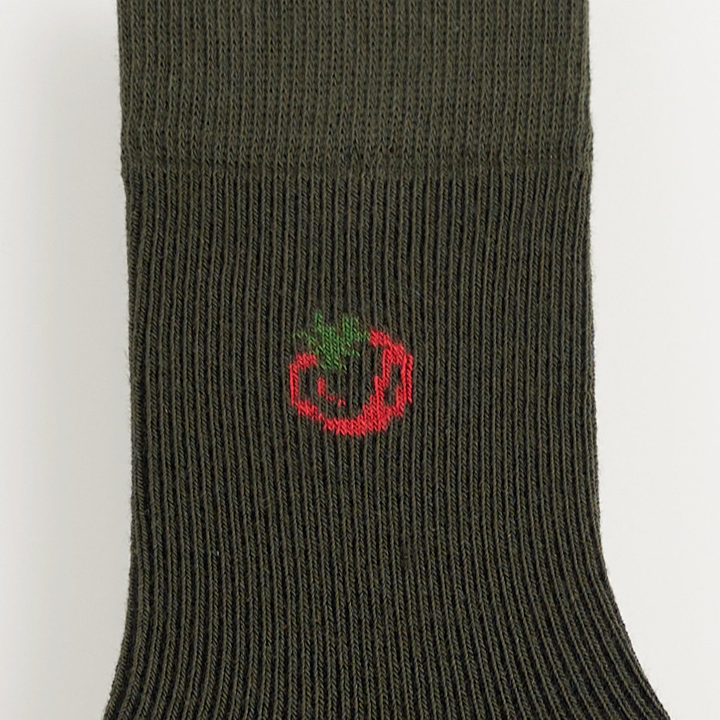 Calcetines con canalé Tomato
