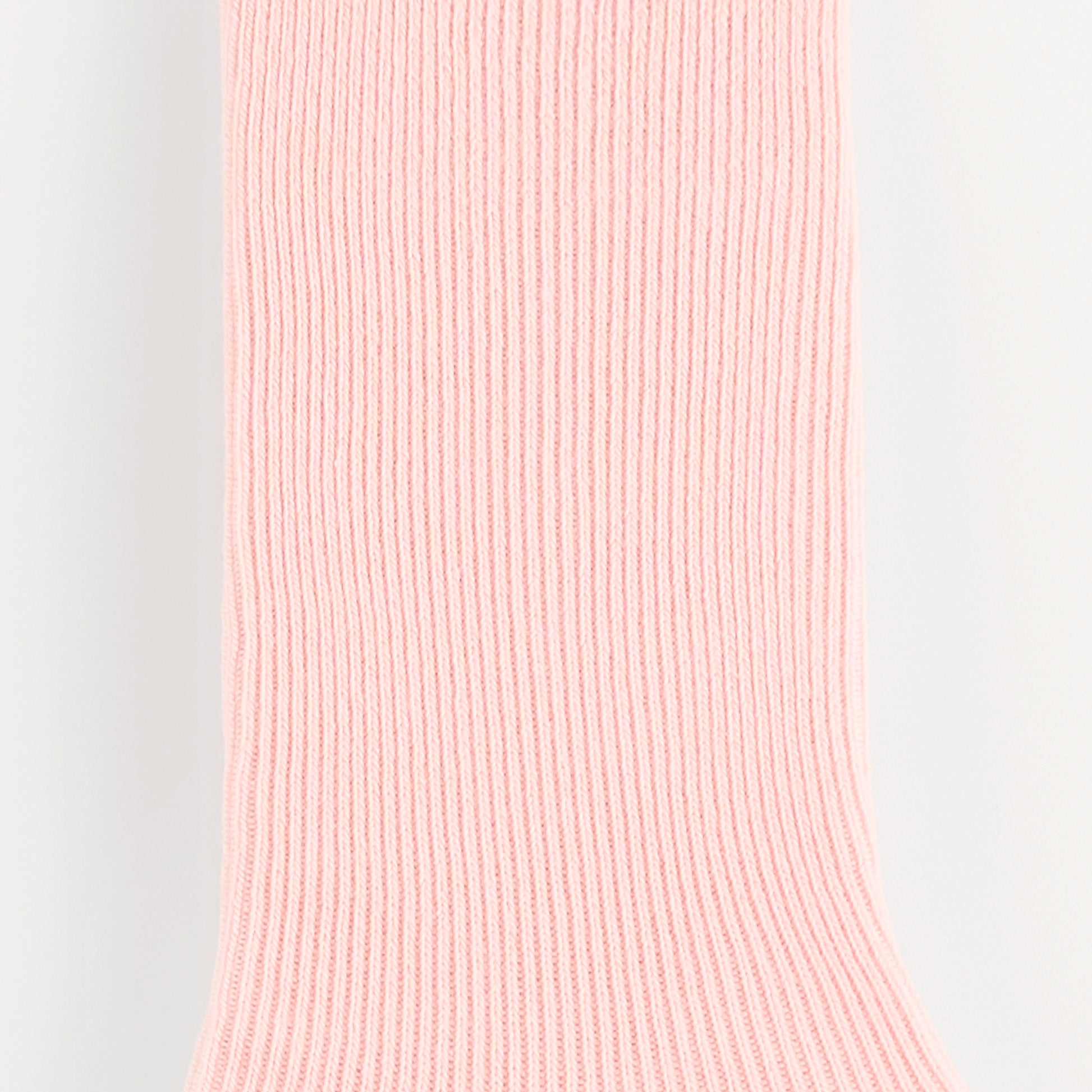 Calcetín rosa con canalé