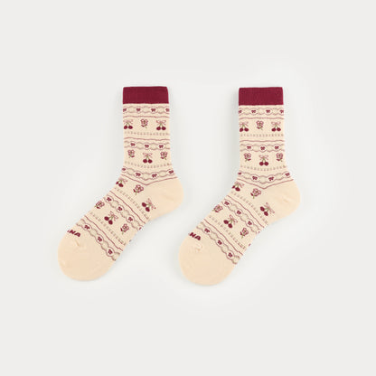 Calcetines cherries